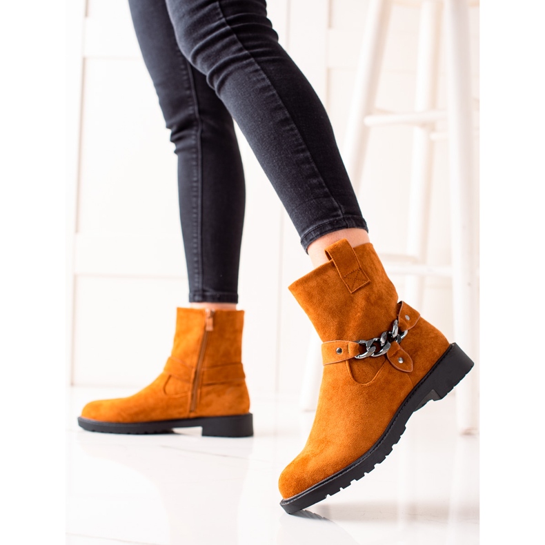 Weide Classic suede workers orange 1