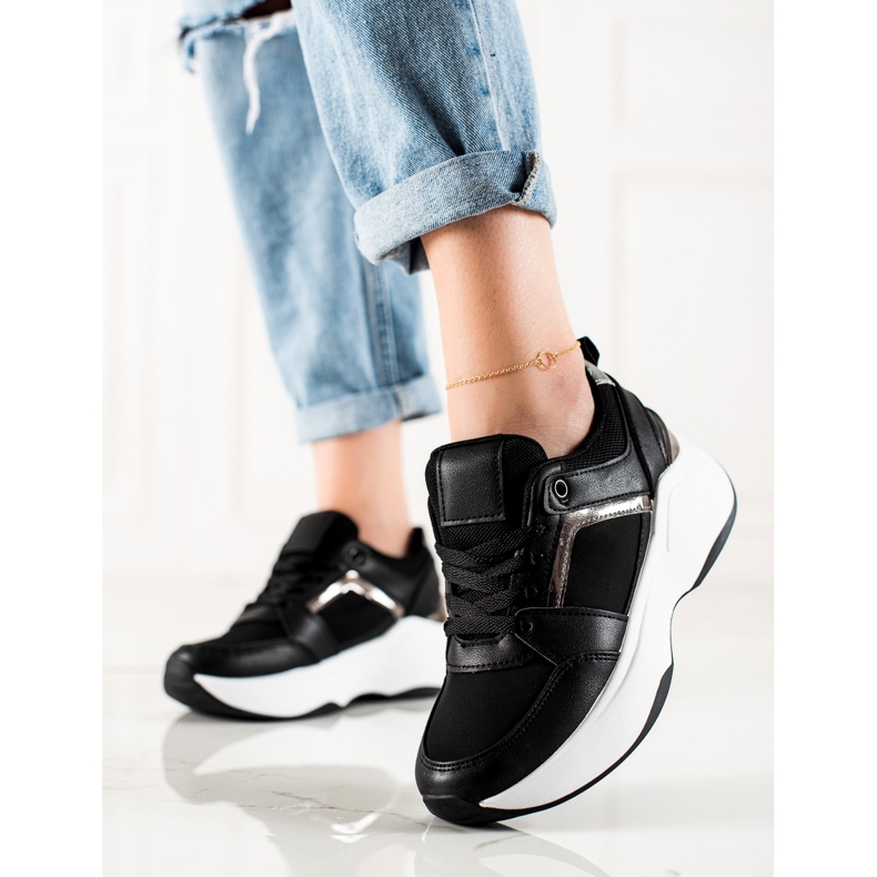 Diamantique Black Sneakers 1 Diamantique Black Sneakers 1