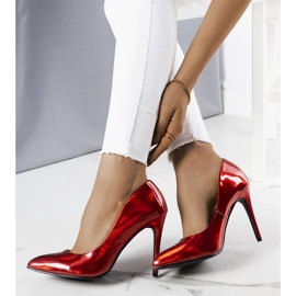 PA1 Zayd red lacquered high heels 1