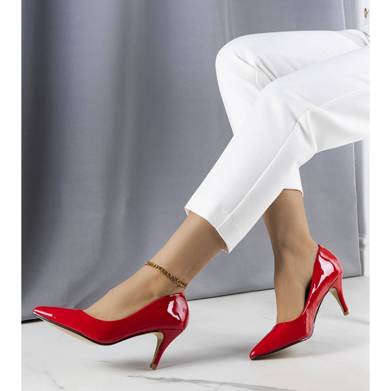 Red lacquered heels from Hadlee 1