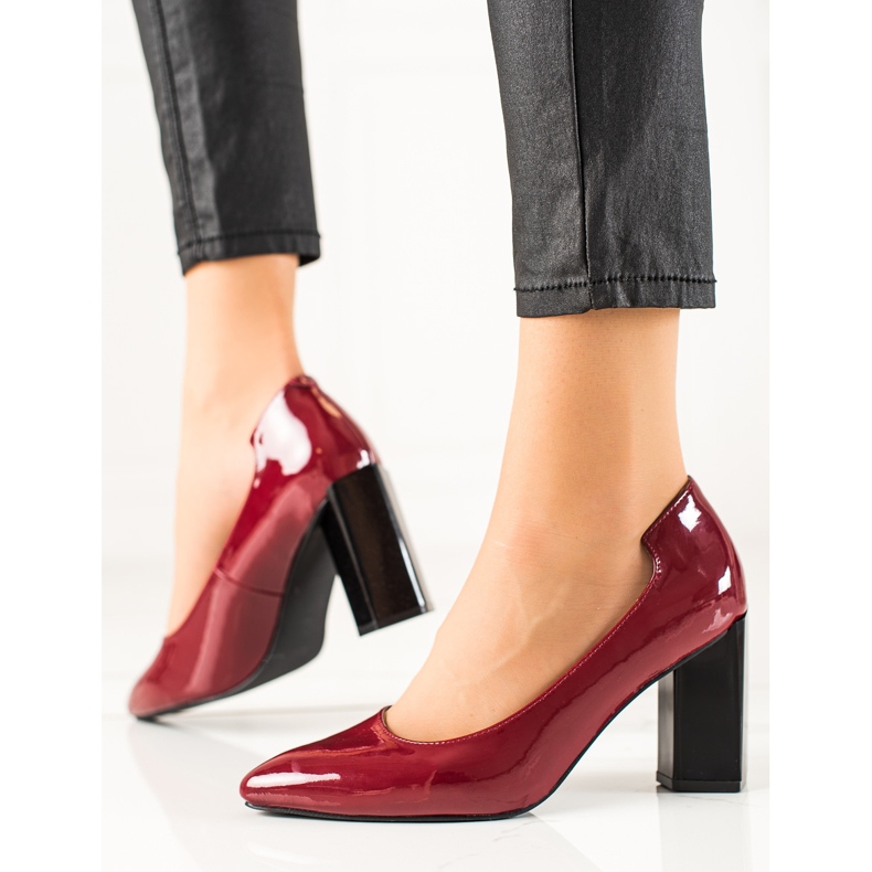 TRENDI Elegant pumps red 1