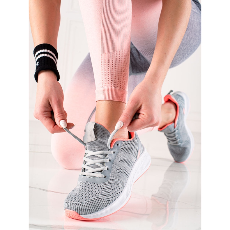 TRENDI Textile Sport Shoes grey 1