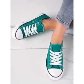 SHELOVET Classic Women's Sneakers green 1 SHELOVET Classic Women's Sneakers green 1