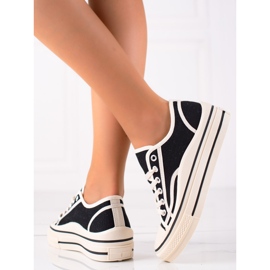 SHELOVET Sneakers On The Platform black 1