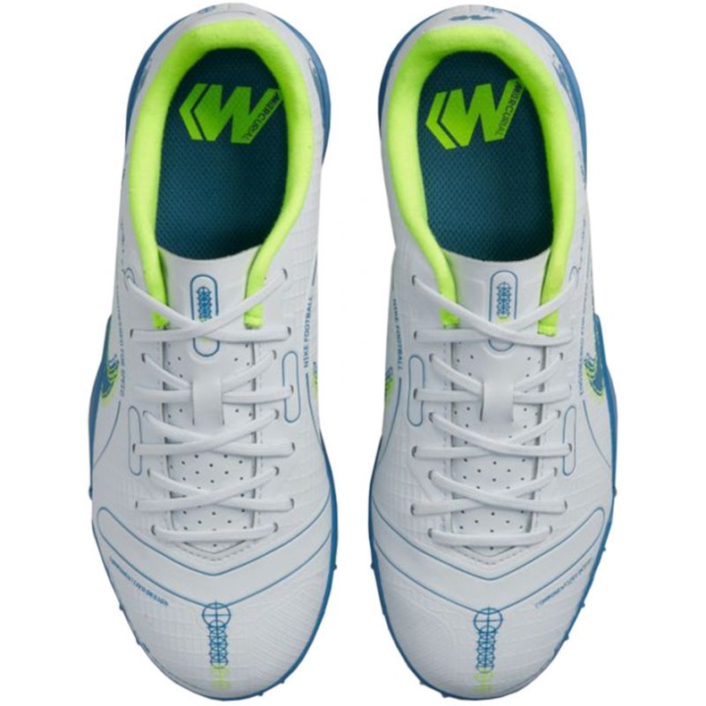 Nike Mercurial Vapor 14 Academy Tf Jr DJ2863 054 football shoes white white 1