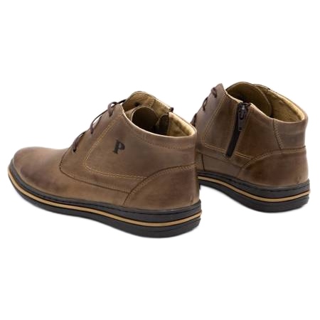 Polbut 339 brown men's shoes 3