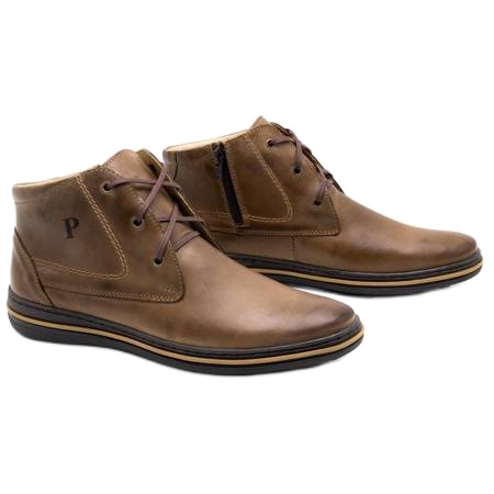 Polbut 339 brown men's shoes 2
