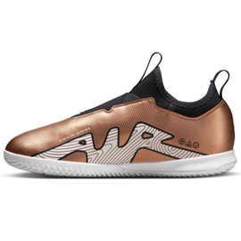 Nike Zoom Mercurial Vapor 15 Academy Qatar Ic Jr DR6049 810 football shoes brown golden 1