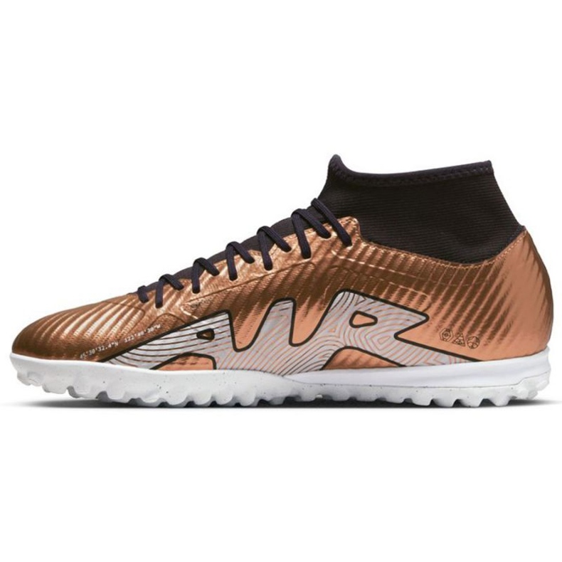 Nike Zoom Mercurial Superfly 9 Academy Qatar Tf M DR5948 810 football shoes gold,brown golden 1