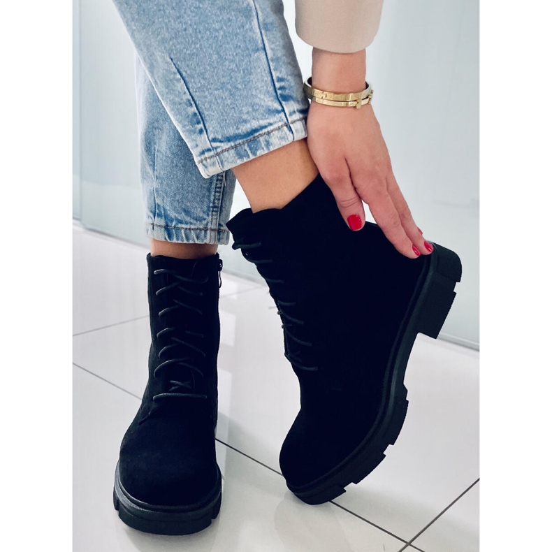 PA1 Zoe Black lace-up workers 1 PA1 Zoe Black lace-up workers 1