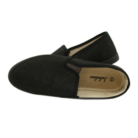 Sabatina Slip-on sneakers black glitter DMC-15 3