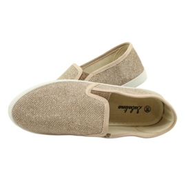 Sabatina DMC-15 gold slip-on sneakers golden 4