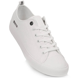 Men's sneakers made of eco leather white Big Star KK174008 1