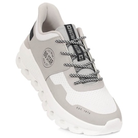 Comfortable women's sports shoes on the Big Star platform LL174138 beige 1