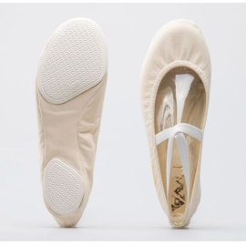 Gymnastic ballet shoes Iwa 302 cream white 5