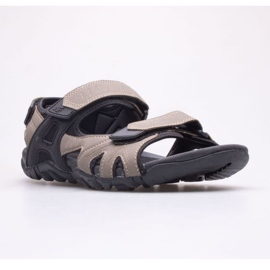 Sandals 4F M H4L22-SAM002-83S beige black 1 Sandals 4F M H4L22-SAM002-83S beige black 1