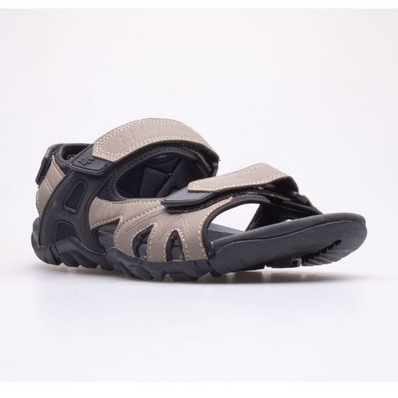 Sandals 4F M H4L22-SAM002-83S beige black 1 Sandals 4F M H4L22-SAM002-83S beige black 1