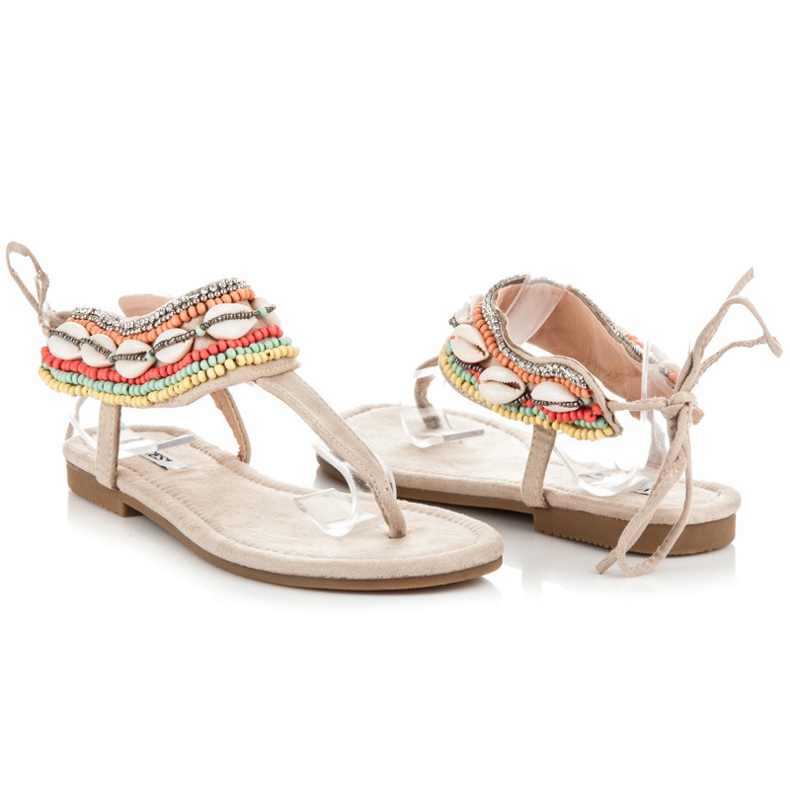 Vices Tied ethno sandals brown 1