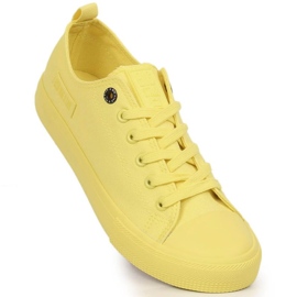 Shoes, sneakers Big Star W LL274026 INT1819B yellow 1 Shoes, sneakers Big Star W LL274026 INT1819B yellow 1