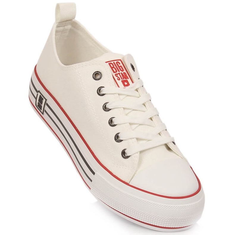 Shoes, Sneakers Big Star W LL274180 INT1823A white 1