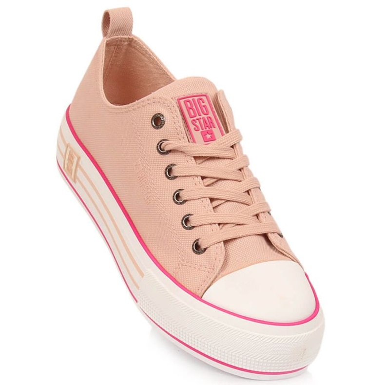 Shoes, Sneakers Big Star W LL274181 INT1823B pink 1
