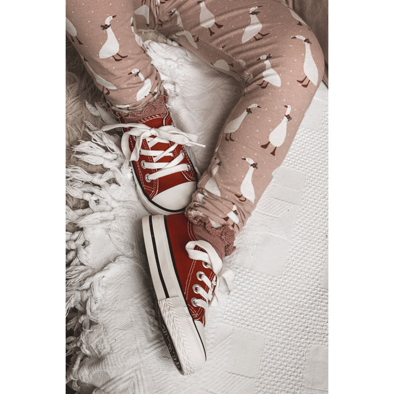 Children's Red Filemon Classic Sneakers 1