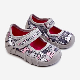 BEFADO S.A. Ballerina Slippers Befado Kotki 109P261 Grey 2