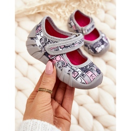 BEFADO S.A. Ballerina Slippers Befado Kotki 109P261 Grey 1