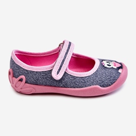 BEFADO S.A. Children's Slippers Befado Panda 114X506 Grey-Pink 2