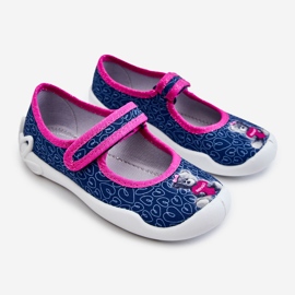 BEFADO S.A. Children's Slippers Ballerina Befado Bear 114X505 Navy Blue pink 1