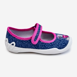BEFADO S.A. Children's Slippers Ballerina Befado Bear 114X505 Navy Blue pink 2