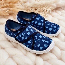 BEFADO S.A. Children's Slippers Befado Traces of a Dinosaur 974X476 Navy Blue 1 BEFADO S.A. Children's Slippers Befado Traces of a Dinosaur 974X476 Navy Blue 1