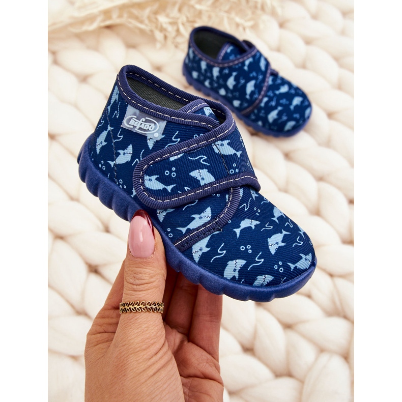 BEFADO S.A. Children's Shoes Slippers Befado Sharks 465P089 Navy Blue 1