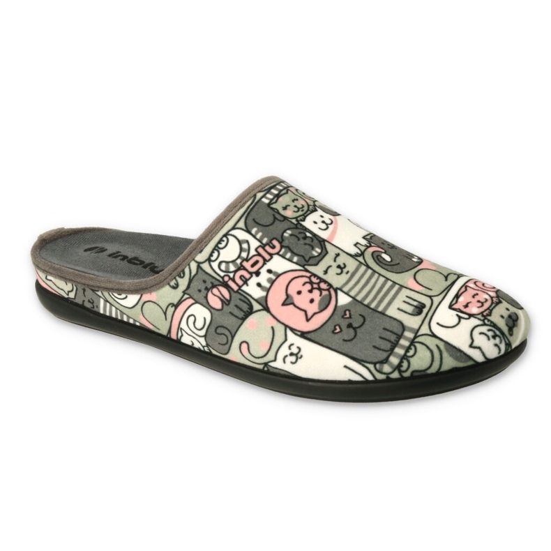 Inblu women's slippers 155d208 gray-pink grey 1 Inblu women's slippers 155d208 gray-pink grey 1