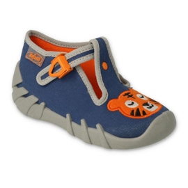 BEFADO S.A. Befado children's shoes 110P462 blue orange grey 1