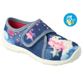 Befado children's shoes 560X177 white blue pink 1