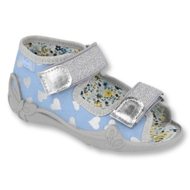Befado children's shoes 242P101 blue grey 1