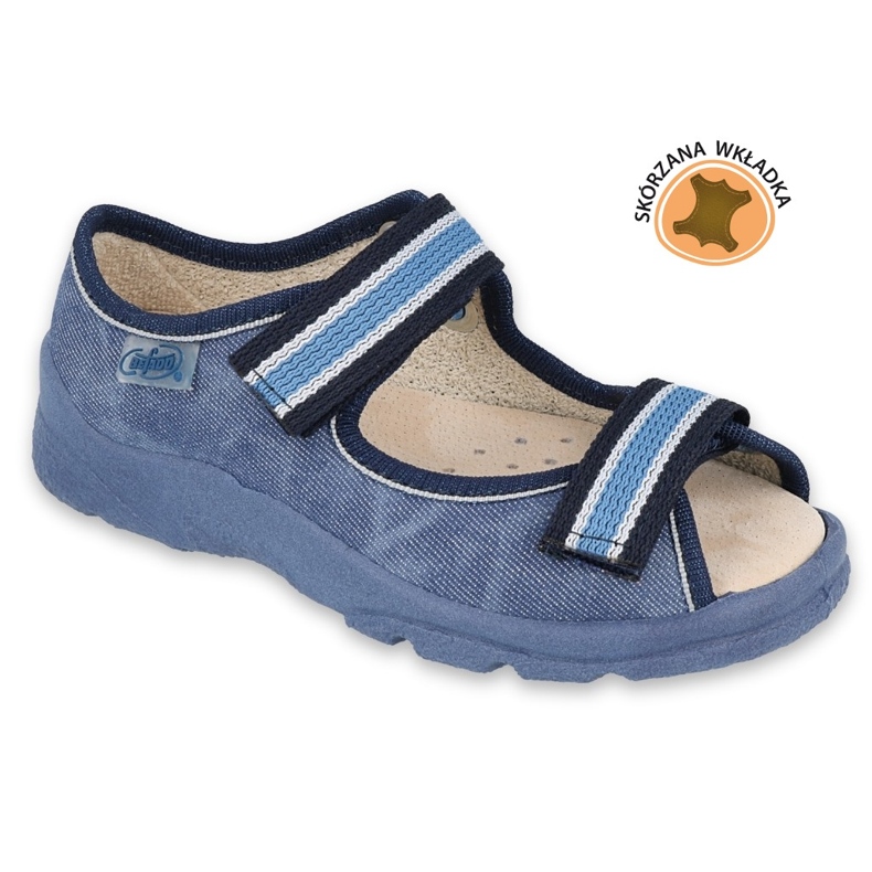 Befado children's shoes 869X158 navy blue blue 1