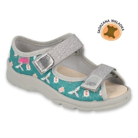 Befado children's shoes 869Y166 grey green 1