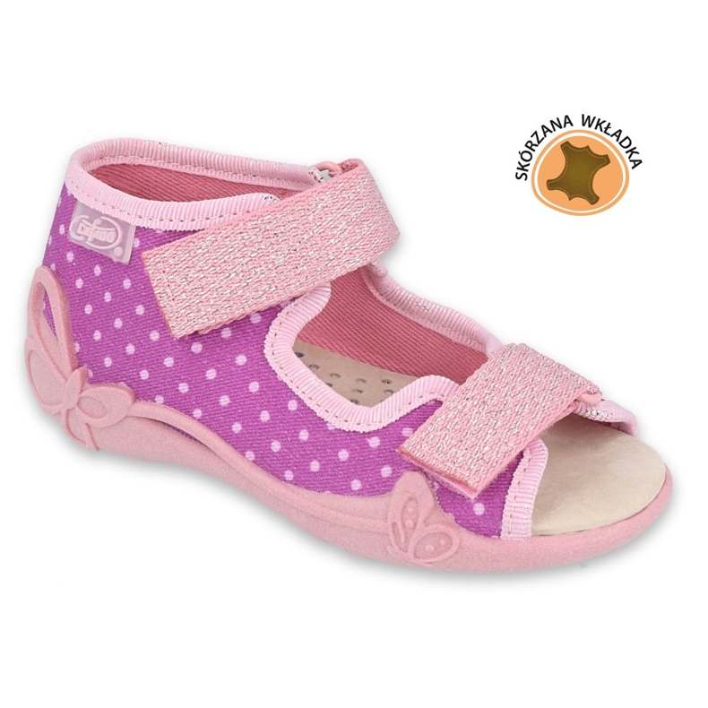Befado children's shoes 342P038 purple pink 1