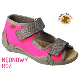 Befado children's shoes 342P032 pink silver grey 4