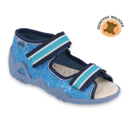 Befado yellow children's shoes 350P025 navy blue blue 1