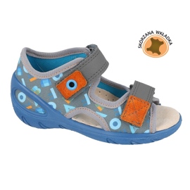 Befado children's shoes pu 065P160 blue grey 1