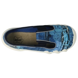 Befado children's slippers 290X270 blue-car 2