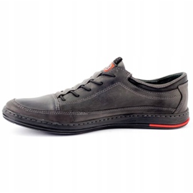 Polbut Gray men's casual leather shoes K22 grey 1 Polbut Gray men's casual leather shoes K22 grey 1