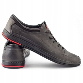Polbut Gray men's casual leather shoes K22 grey 3