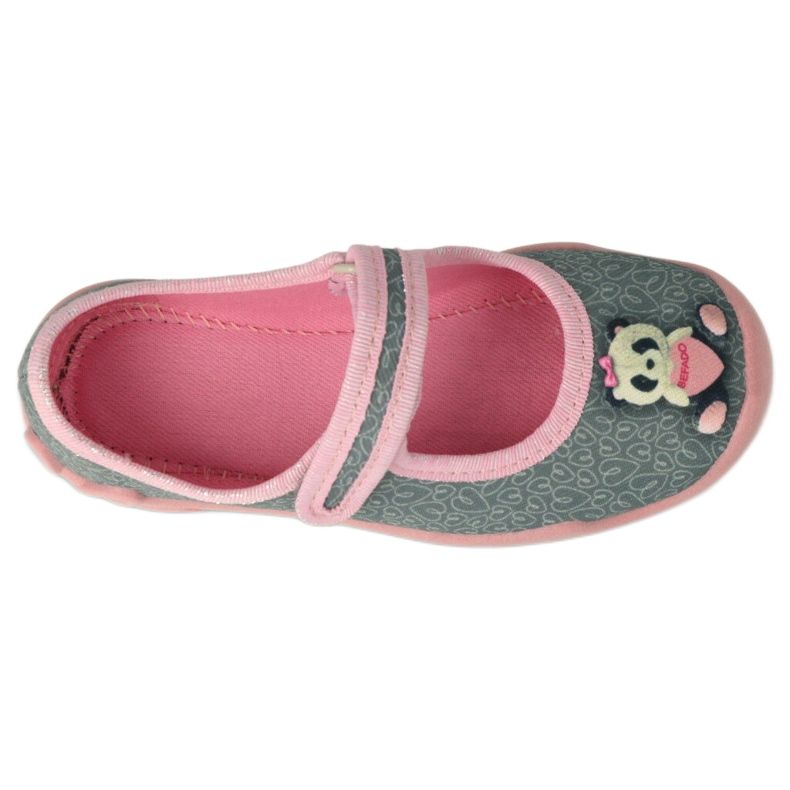 Befado children's shoes 114X506 pink grey 2