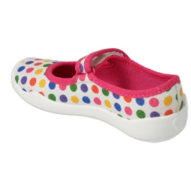 Befado children's slippers pink with colorful wheels 114x494 2