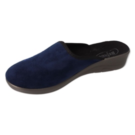 Befado women's pu slippers 552D017 navy blue 2