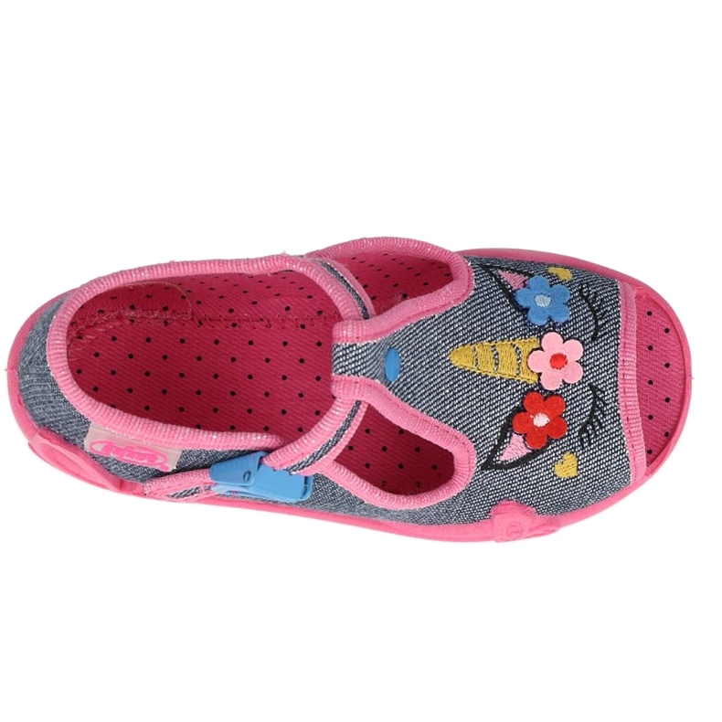 Befado children's slippers 213P134 pink 1 Befado children's slippers 213P134 pink 1
